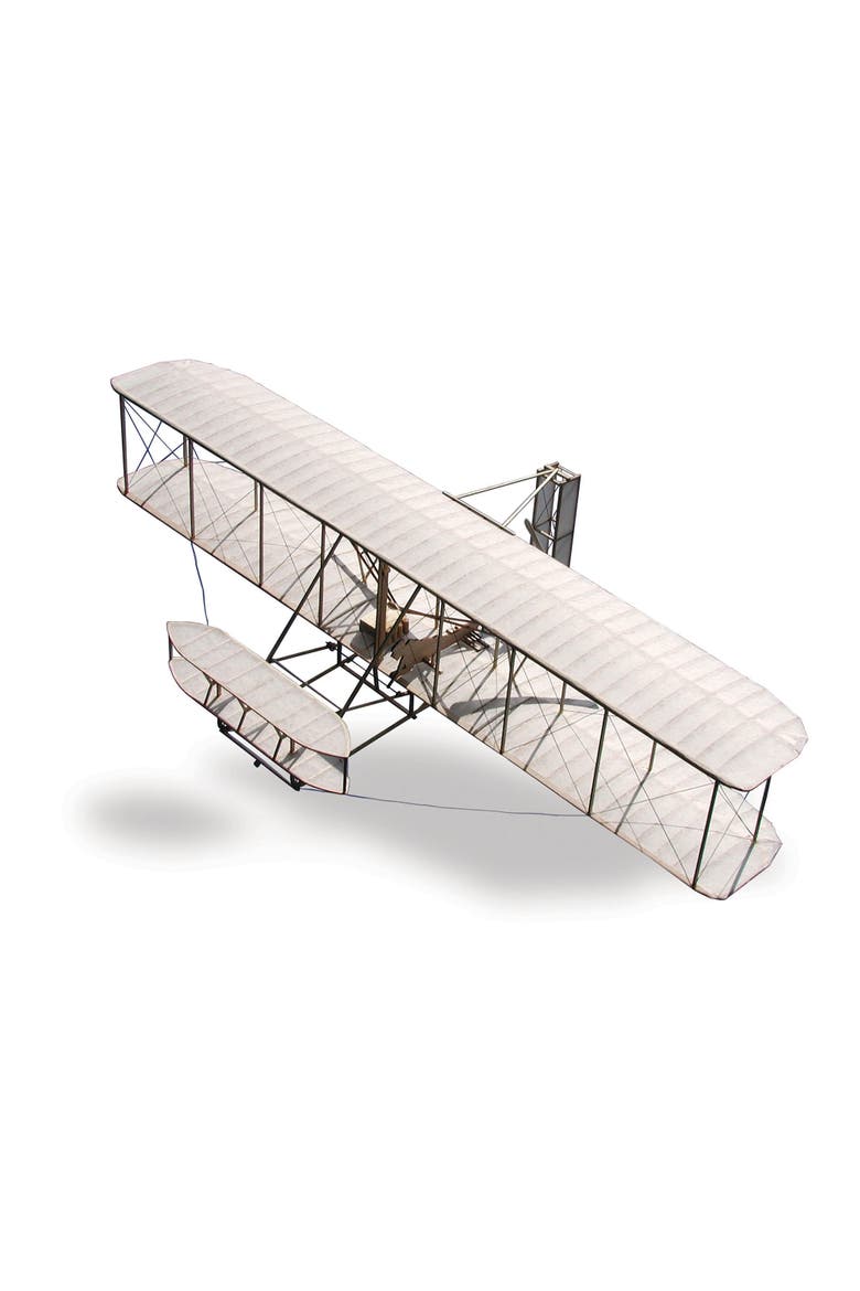 1903 Wright Brother Flyer Laser Cut Model Kit, Main, color, Multicolored