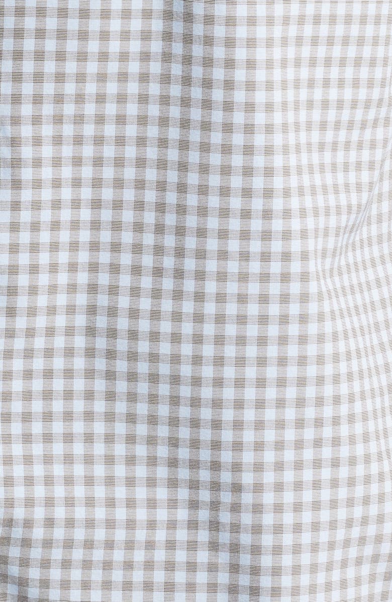 Peter Millar Murray Check Performance Poplin Button-Down Shirt, Alternate, color,