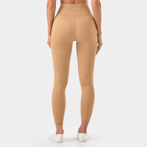 Tavi Seamless 7/8 Rib Legging In Brown