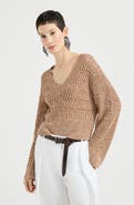 Brunello Cucinelli Dazzling braids sweater