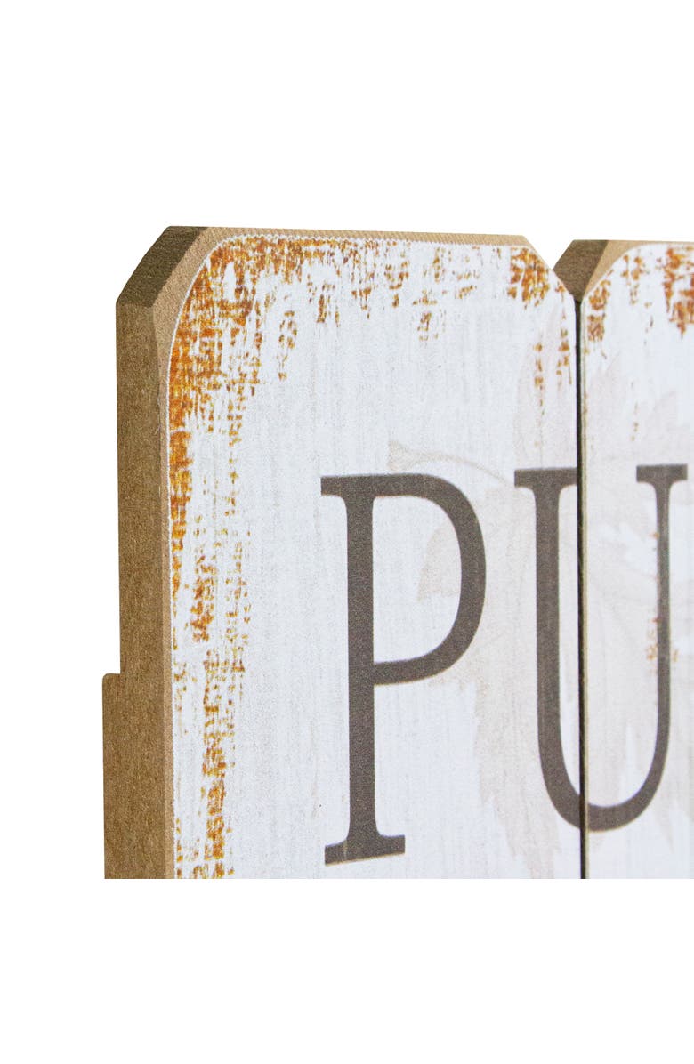 Northlight Pumpkin Spice Everything Nice Fall Wooden Wall Sign - 23.5", Alternate, color, 