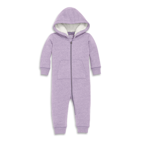 Baby Teddy Fleece-Lined Zip Romper