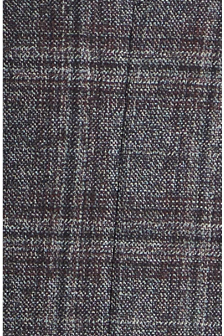 Delain Over Check Wool Suit, Alternate, color, GREY 970