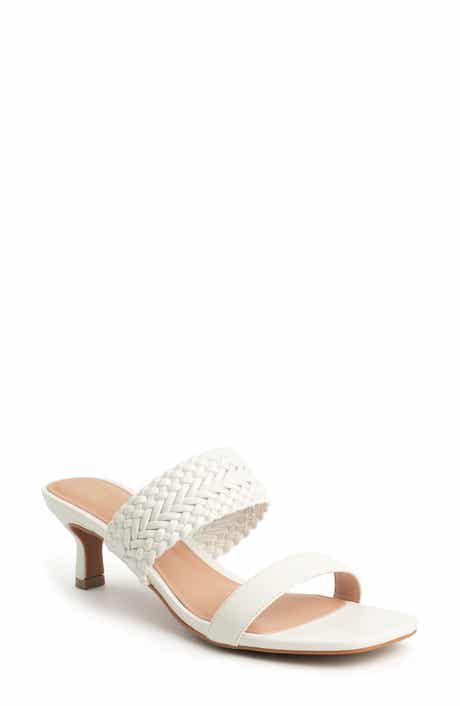 NEW YORK AND COMPANY Gretchen Kitten Heel Slide Sandal