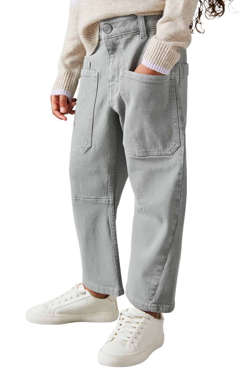 Reiss Kids' Nora Barrel Leg Cargo Pants, Alternate, color, 