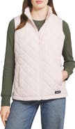 Lands' End Houndstooth Quilted Puffer Vest