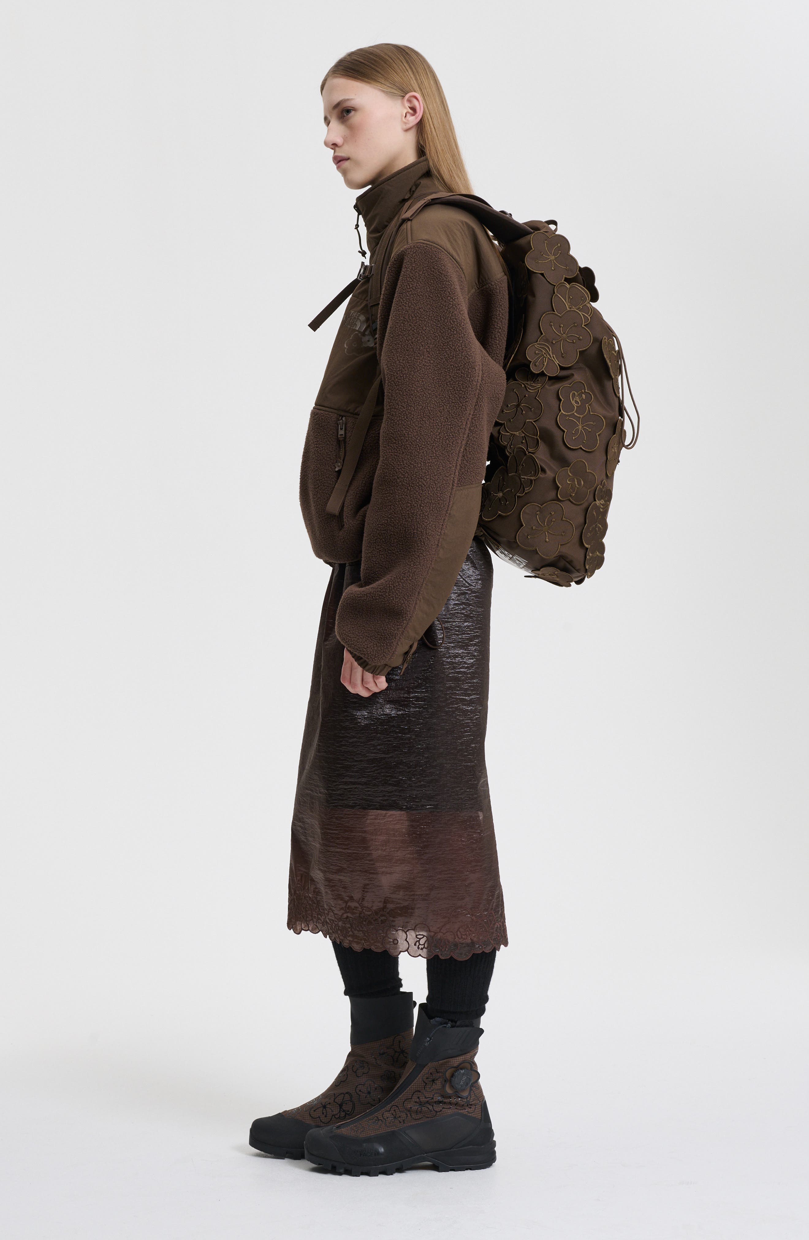 Cecilie Bahnsen x The North Face Floral Appliqué Nylon Canvas