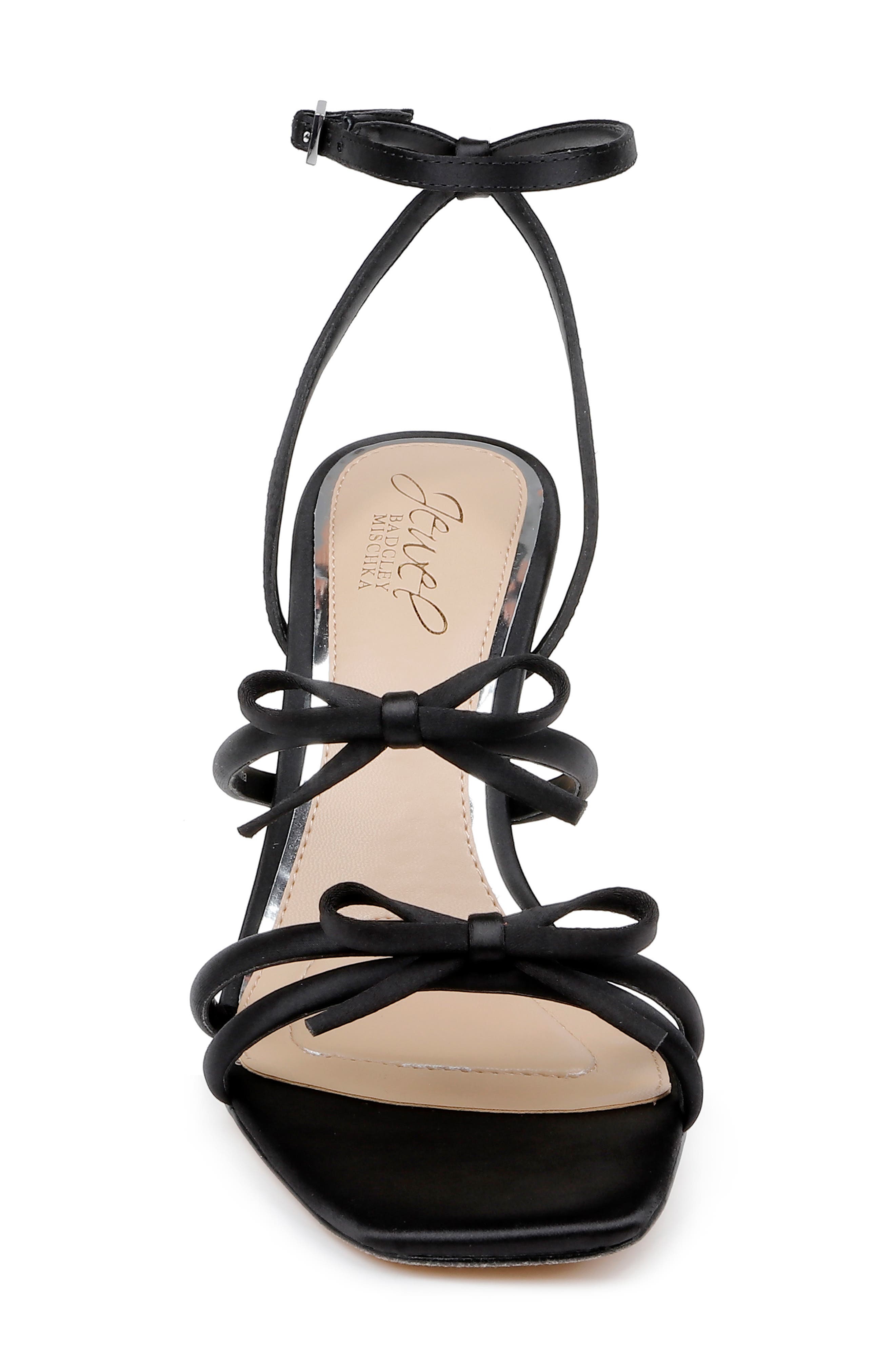 Kiyomi Ankle Strap Sandal, Alternate, color, BLACK SATIN