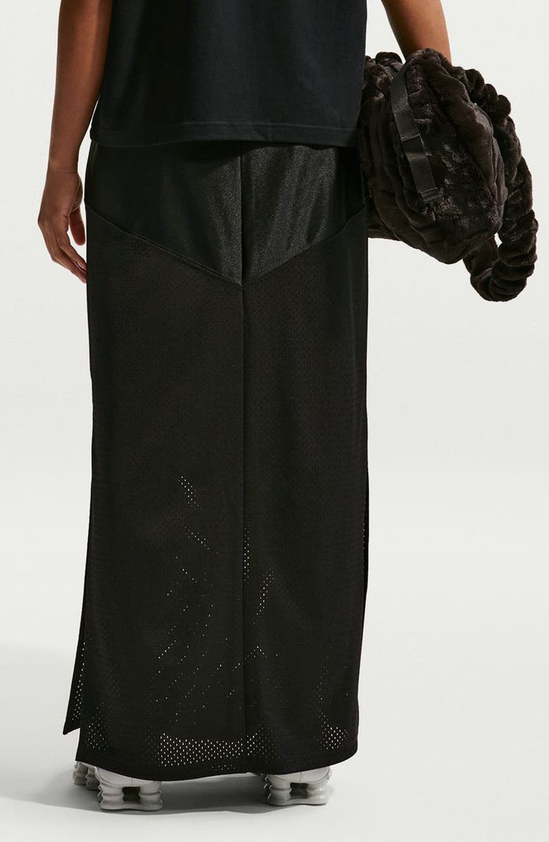Nike Sportswear Maxi Skirt, Alternate, color, Black/ Sail