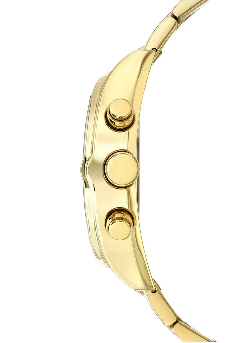 Roman Chronograph Bracelet Watch, 42mm, Alternate, color, GOLD