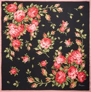 Dolce&Gabbana Floral Print Silk Scarf