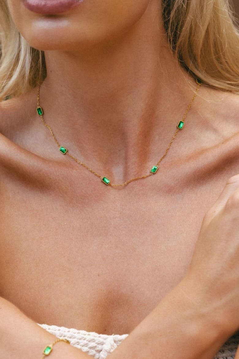 Raja Ampat Necklace, Alternate, color, Green