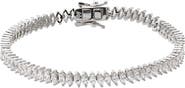 BY ADINA EDEN Fancy CZ Marquise Tennis Bracelet