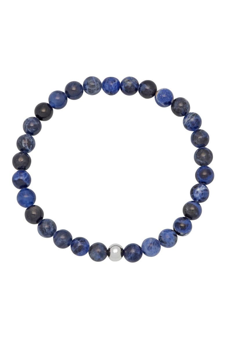 Lapis Lazuli Bead Bracelet, Main, color, LAPIS LAZULI