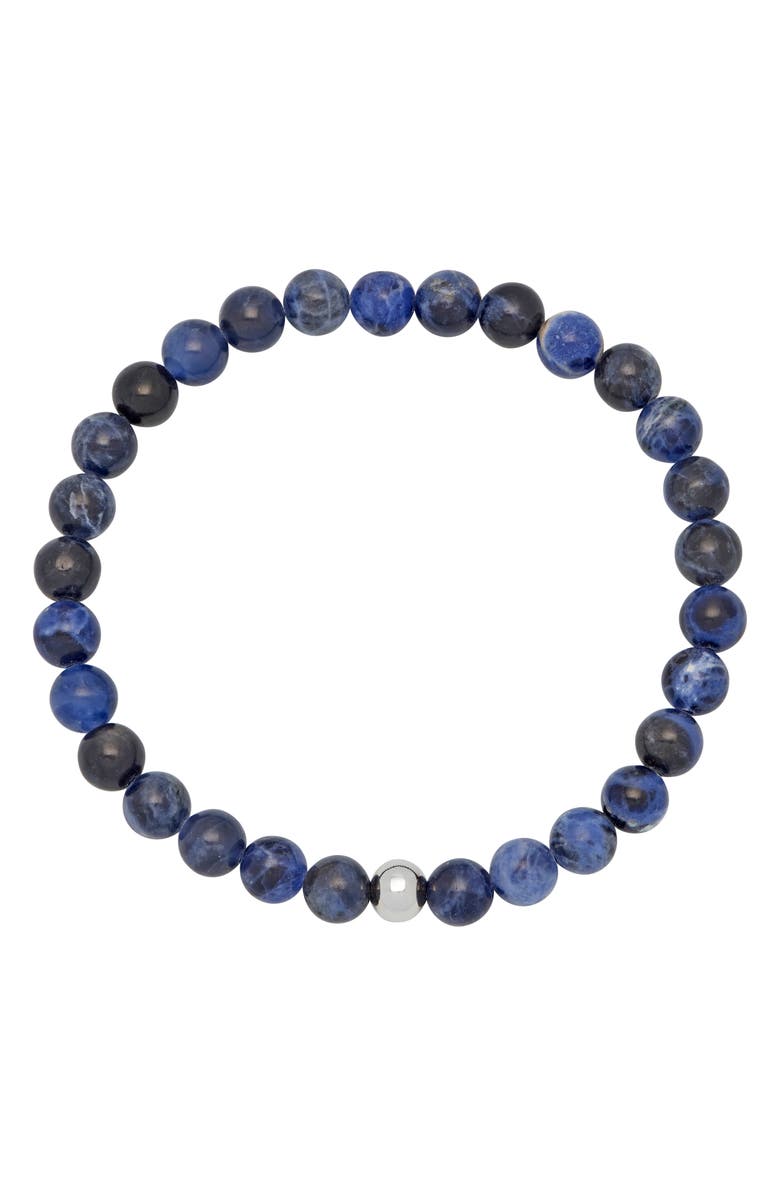 Estella Bartlett Lapis Lazuli Bead Bracelet, Main, color, Lapis Lazuli