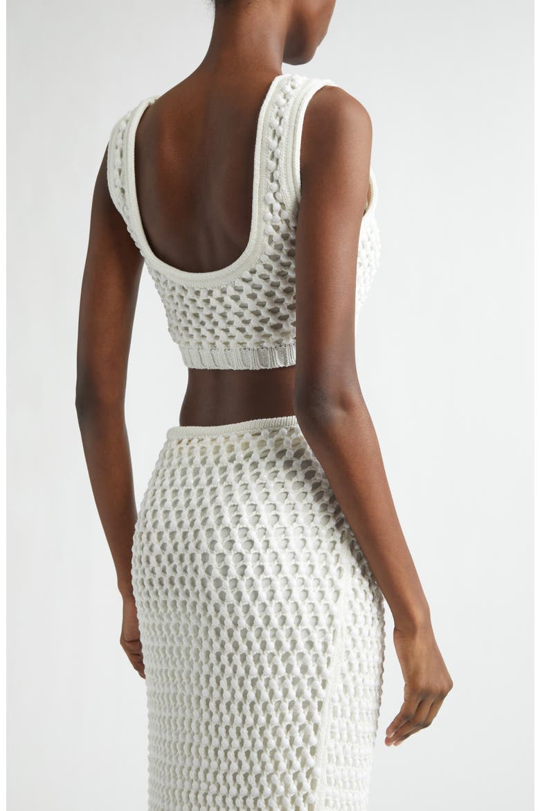 Lady Beaded Mesh Stitch Bralette, Alternate, color, WHITE