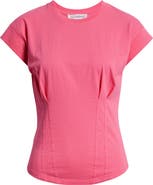 Treasure & Bond Pintuck Cotton T-Shirt