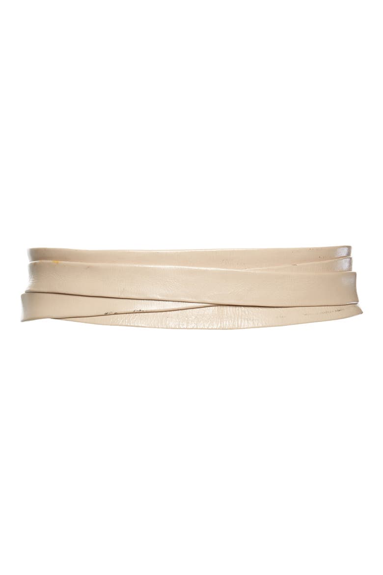 Midi Leather Wrap Belt, Main, color, VOGUE
