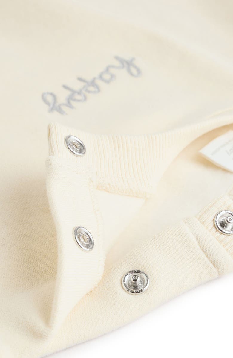 NEXT Happy Sweatshirt & Rib Leggings Set, Alternate, color, Neutral