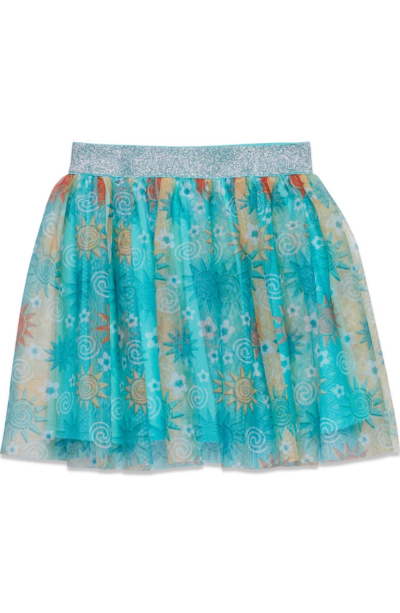 Disney Moana 2-Piece Short Sleeve T-Shirt and Skirt Set, Alternate, color, Mint Green Moana