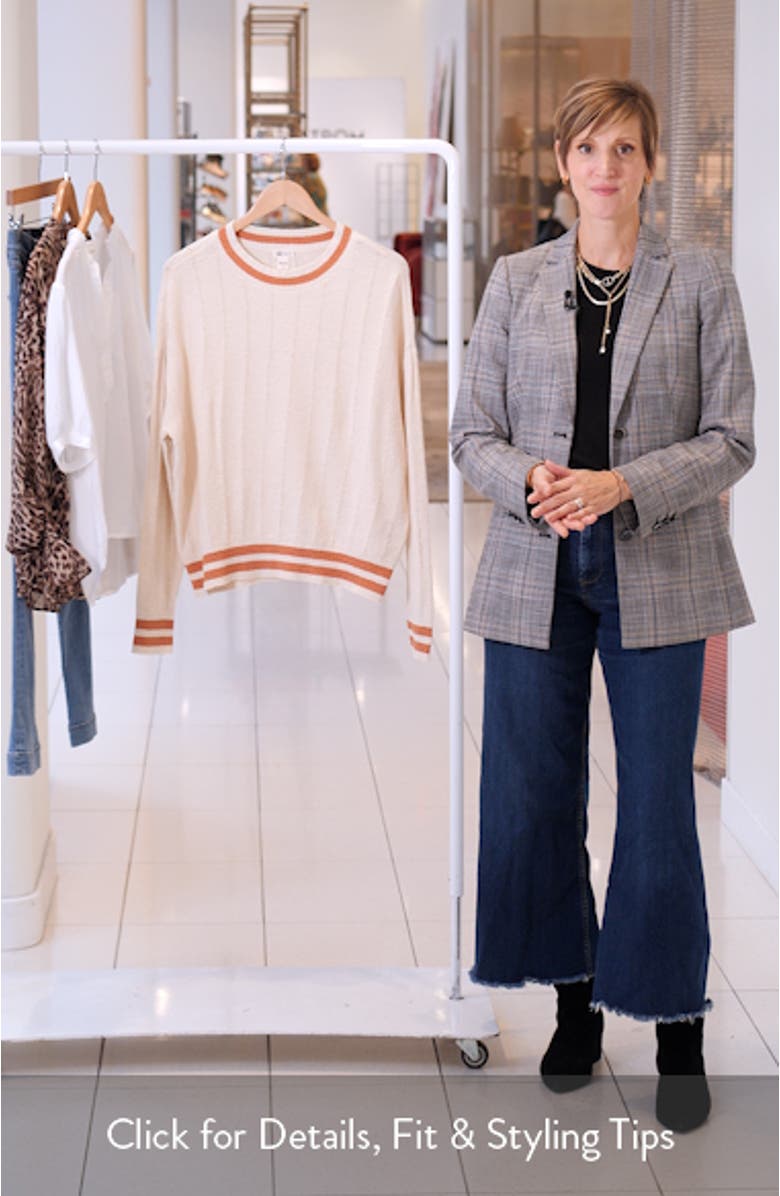 Classic Days Oversize Cotton Blend Sweater, sales video thumbnail