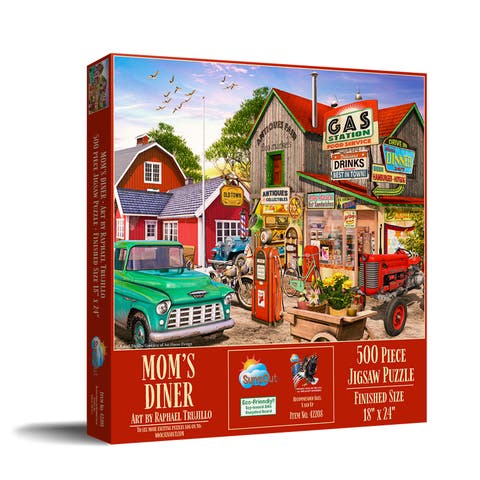 Mom's Diner 500 piece Jigsaw Puzzle for Adults