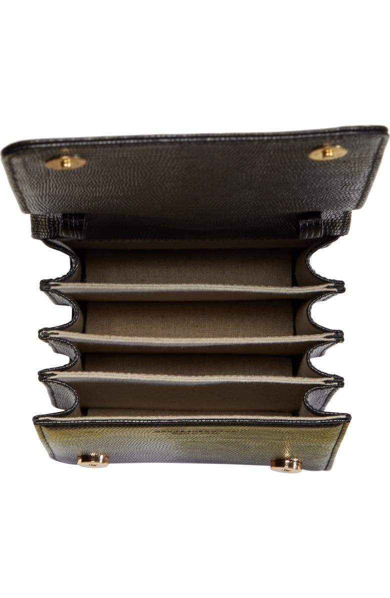 Marge Sherwood Pump Lizard Embossed Leather Top Handle Bag, Alternate, color,