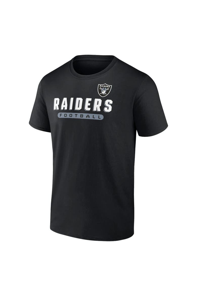 Men's Black Las Vegas Raiders Spirit T-Shirt, Alternate, color, Black