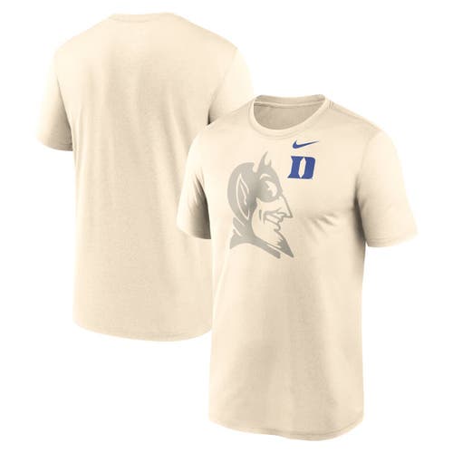 Nike Natural Duke Blue Devils Campus Shadow Legend Performance T-shirt In Neutral