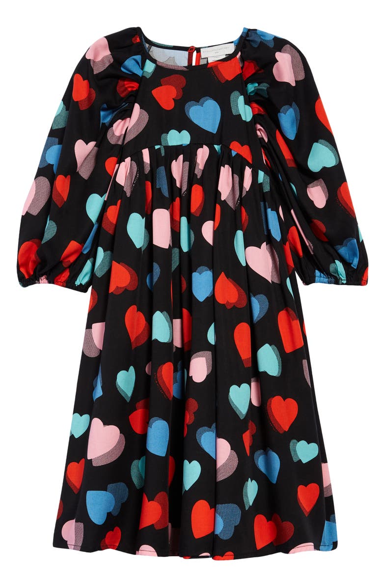 Stella McCartney Kids ' Heart Print Dress, Main, color, 