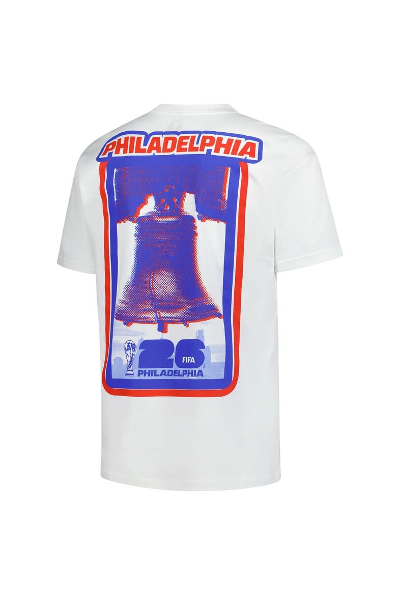Men's Outerstuff  White 2026 FIFA World Cup Philadelphia Host City Local Oversized T-Shirt, Alternate, color, White