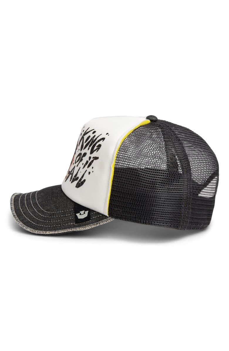Goorin Bros. King Disruption Trucker Hat, Alternate, color, Oil