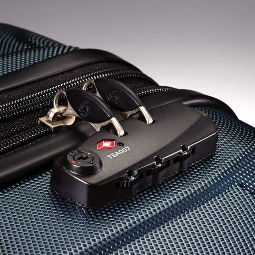 Samsonite Omni Pc  Checked-large 28-inch Hardside Expandable Luggage With Spinner Wheels