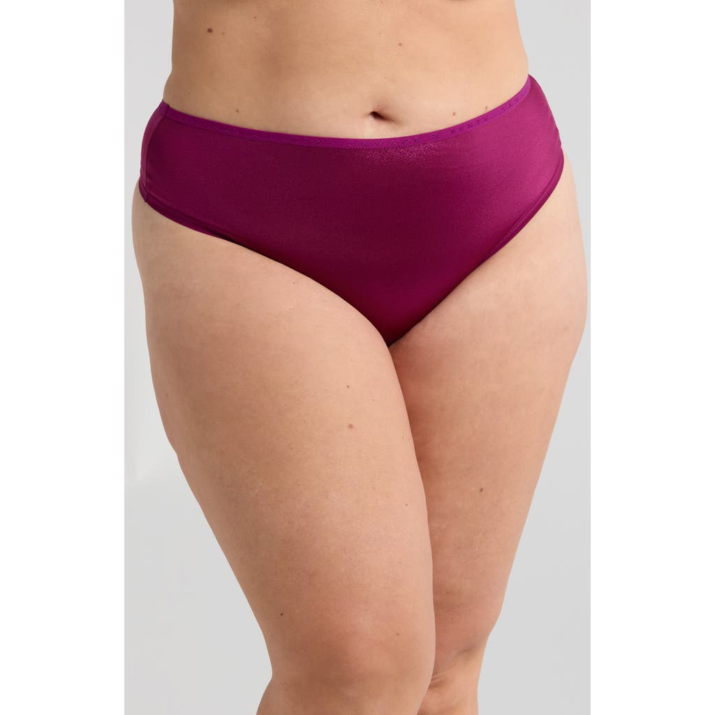 Savage X Fenty Microfiber Metallic Thong Panty