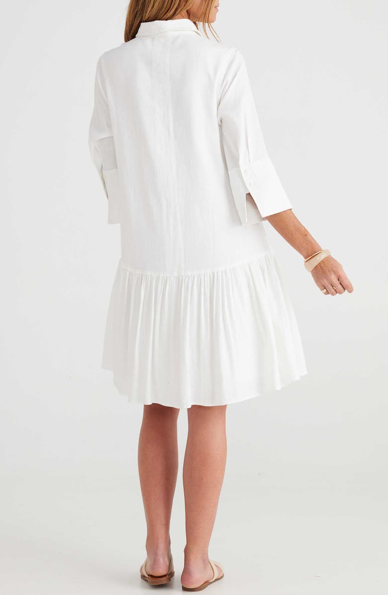 Brave+True Stasia Linen Blend Shirtdress, Alternate, color,
