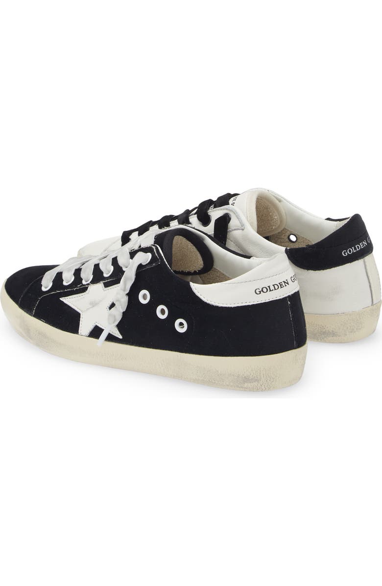 Golden Goose Super-Star Low Top Sneaker, Alternate, color, White/ Black