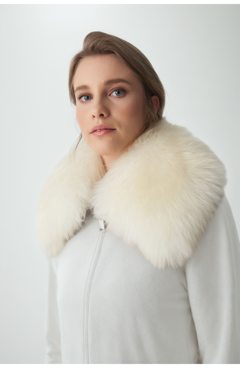 Furniq UK Diana Bomber Jacket, Alternate, color, Beige