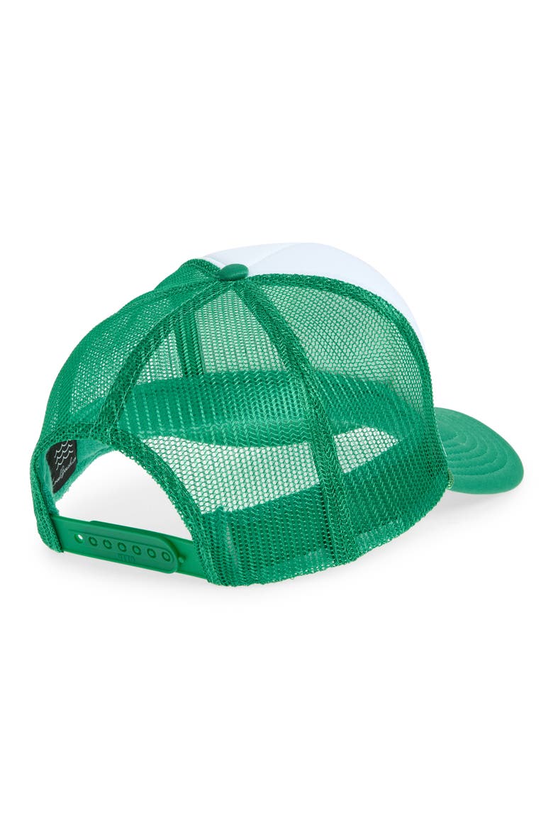 Hawaii Patch Trucker Hat, Alternate, color, KELLY GREEN/ WHITE