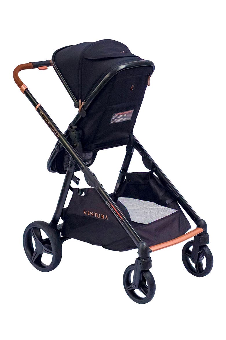 Ventura Full Sized Stroller, Alternate, color, MIDNIGHT BLACK