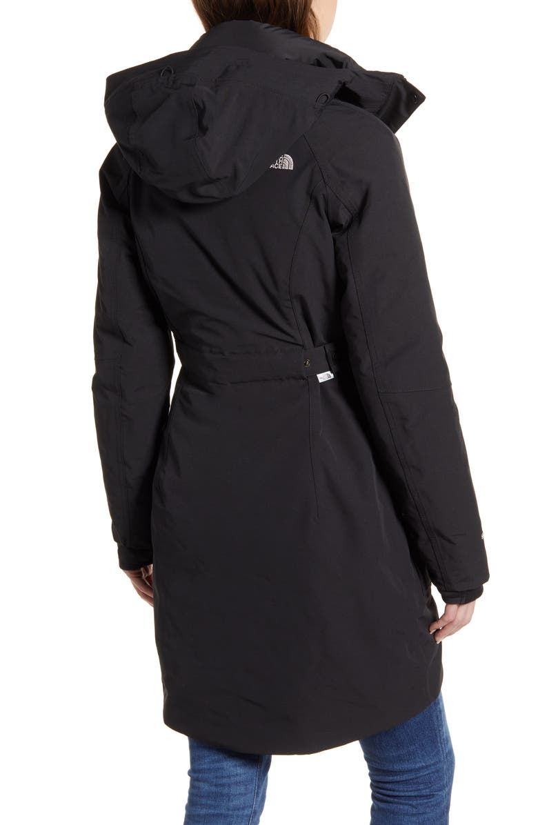 The North Face Outer Boroughs Faux Fur Trim 550 Fill Power Down Parka, Alternate, color, 