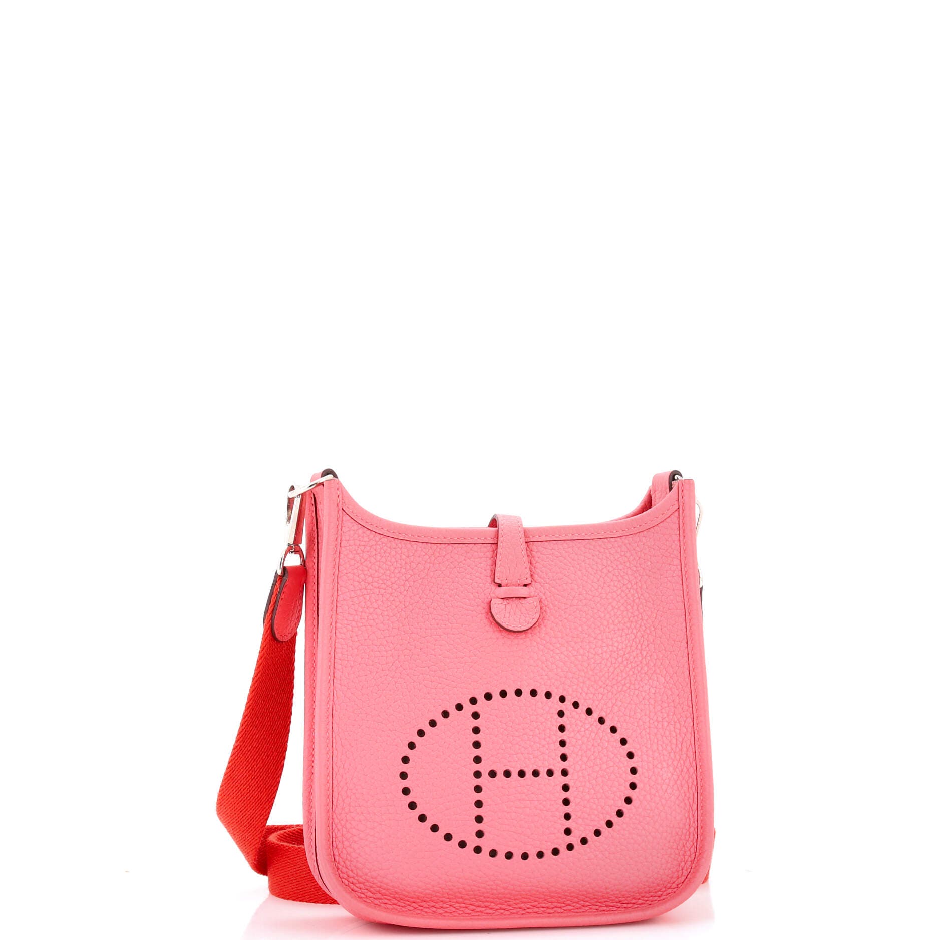 Pre-Owned Hermes Evelyne Bag Gen III Clemence TPM, Alternate, color, Rose Azalee