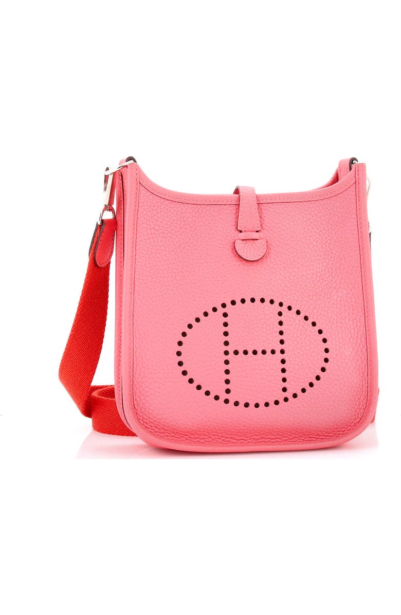Pre-Owned Hermes Evelyne Bag Gen III Clemence TPM, Alternate, color, Rose Azalee
