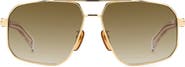 David Beckham Eyewear 61mm Rectangular Sunglasses