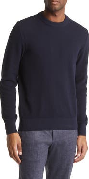 BOSS Ecaio Solid Crewneck Sweater