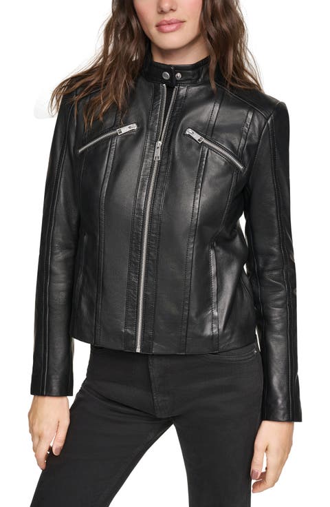 Tilda Leather Racer Jacket