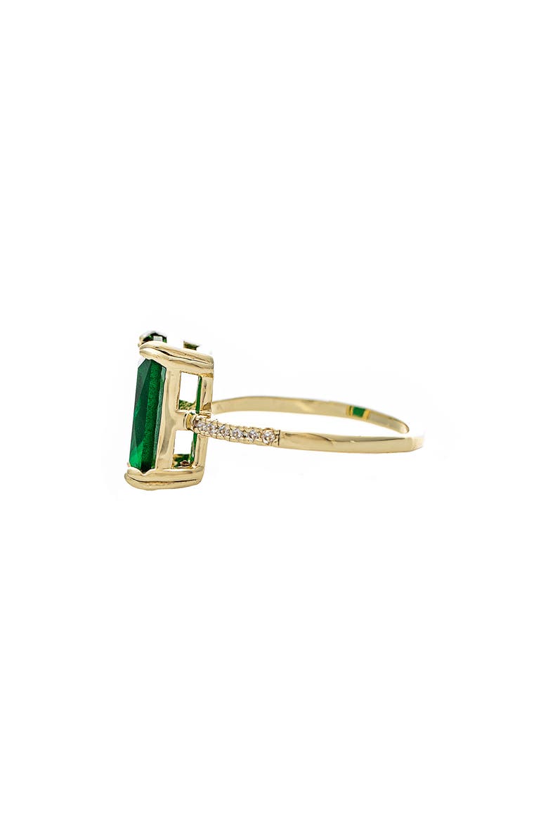 Cubic Zicornia Ring, Alternate, color, EMERALD