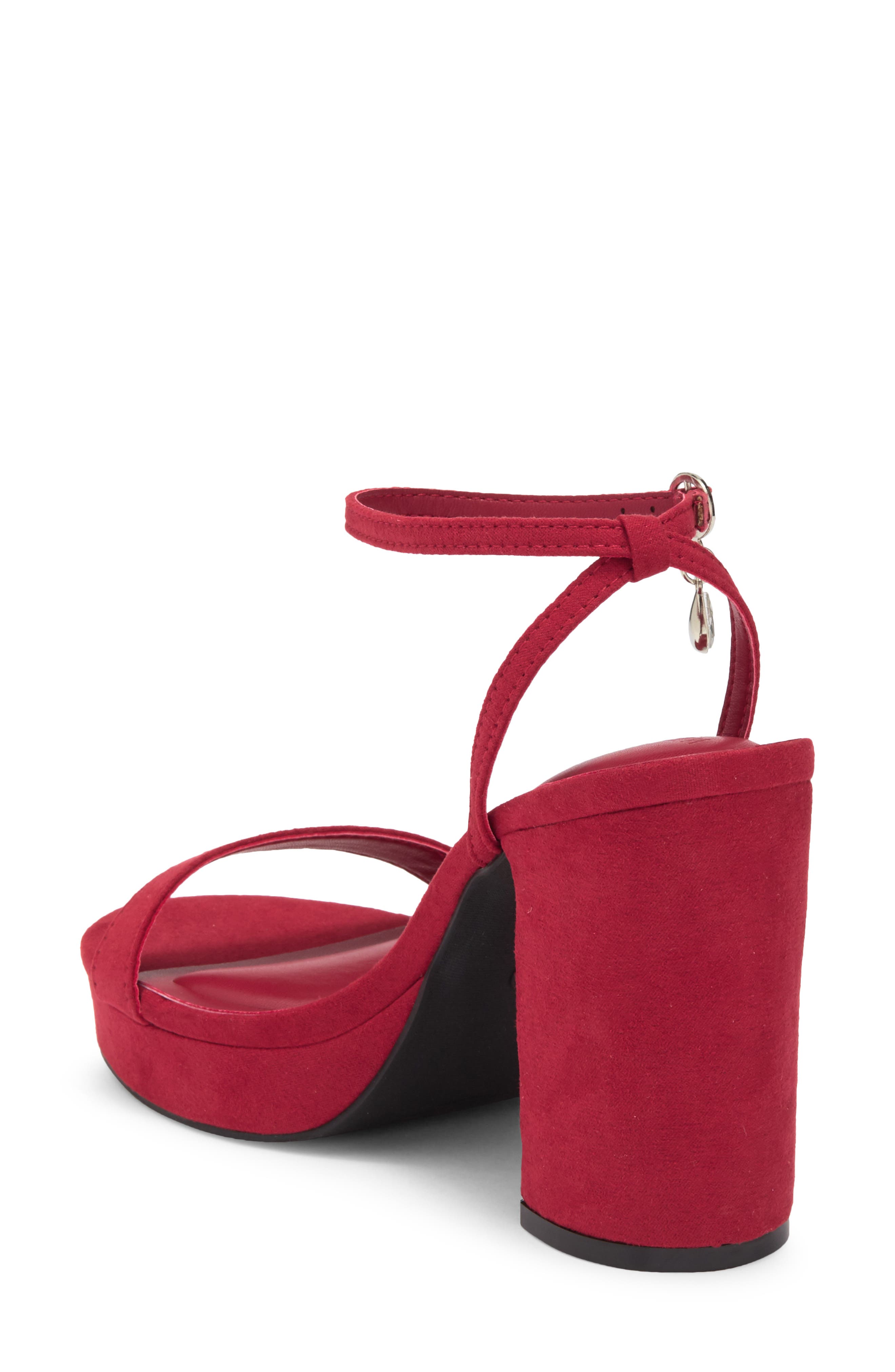 Milani Platform Sandal, Alternate, color, RED