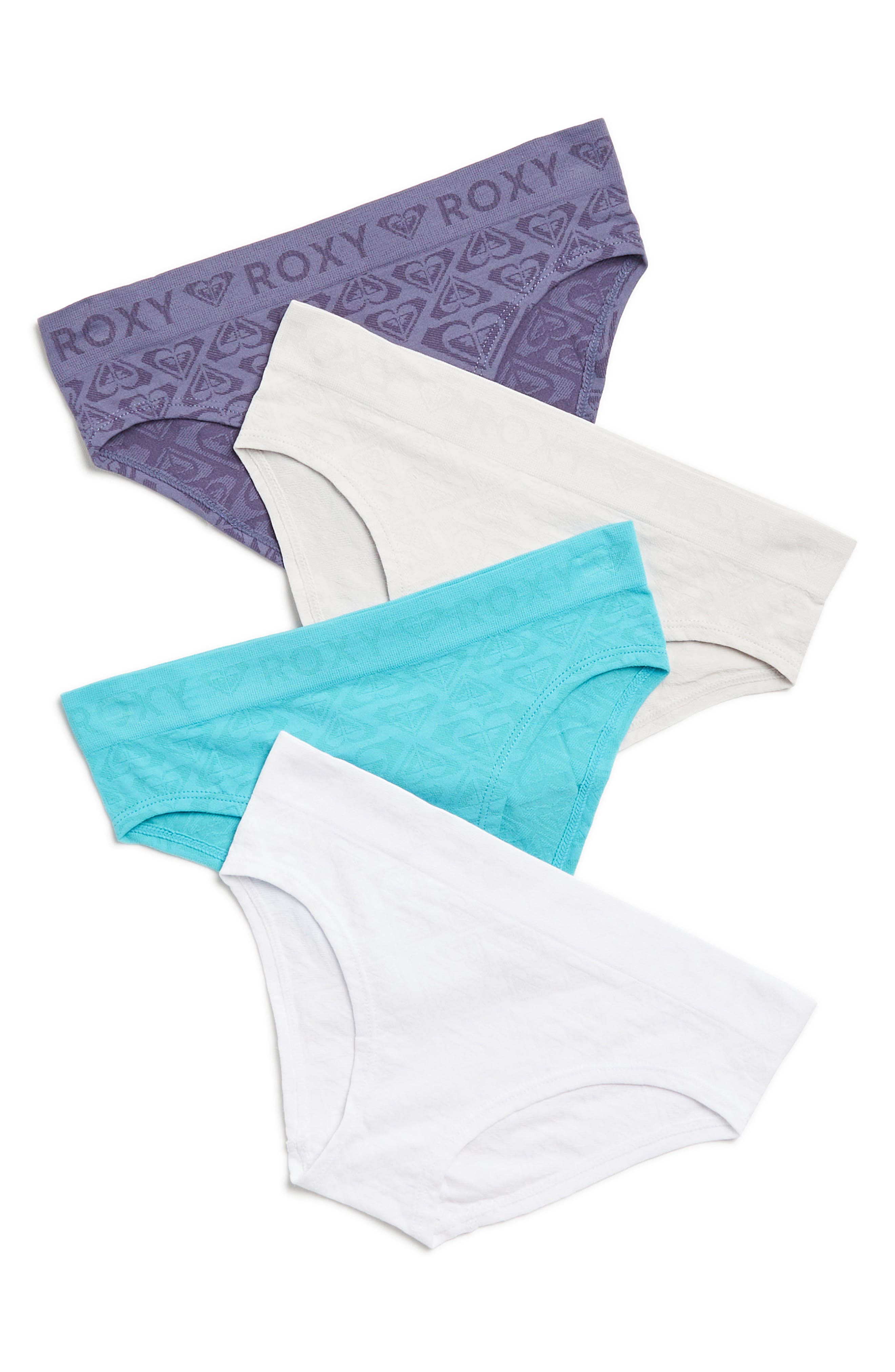 Roxy Kids' Assorted 4-Pack Bikini Briefs (Women) | Nordstromrack