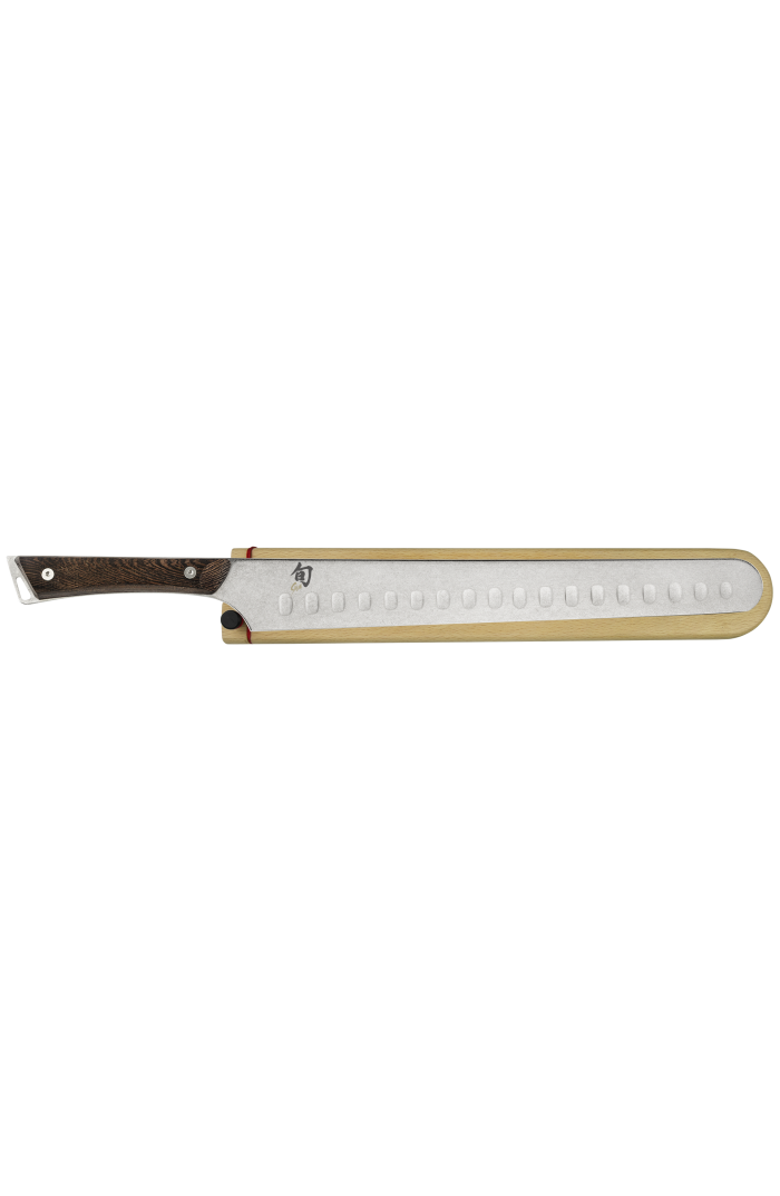 Shun Kanso 12 Inch Hollow Ground Brisket Slicing Knife, Main, color, Brown