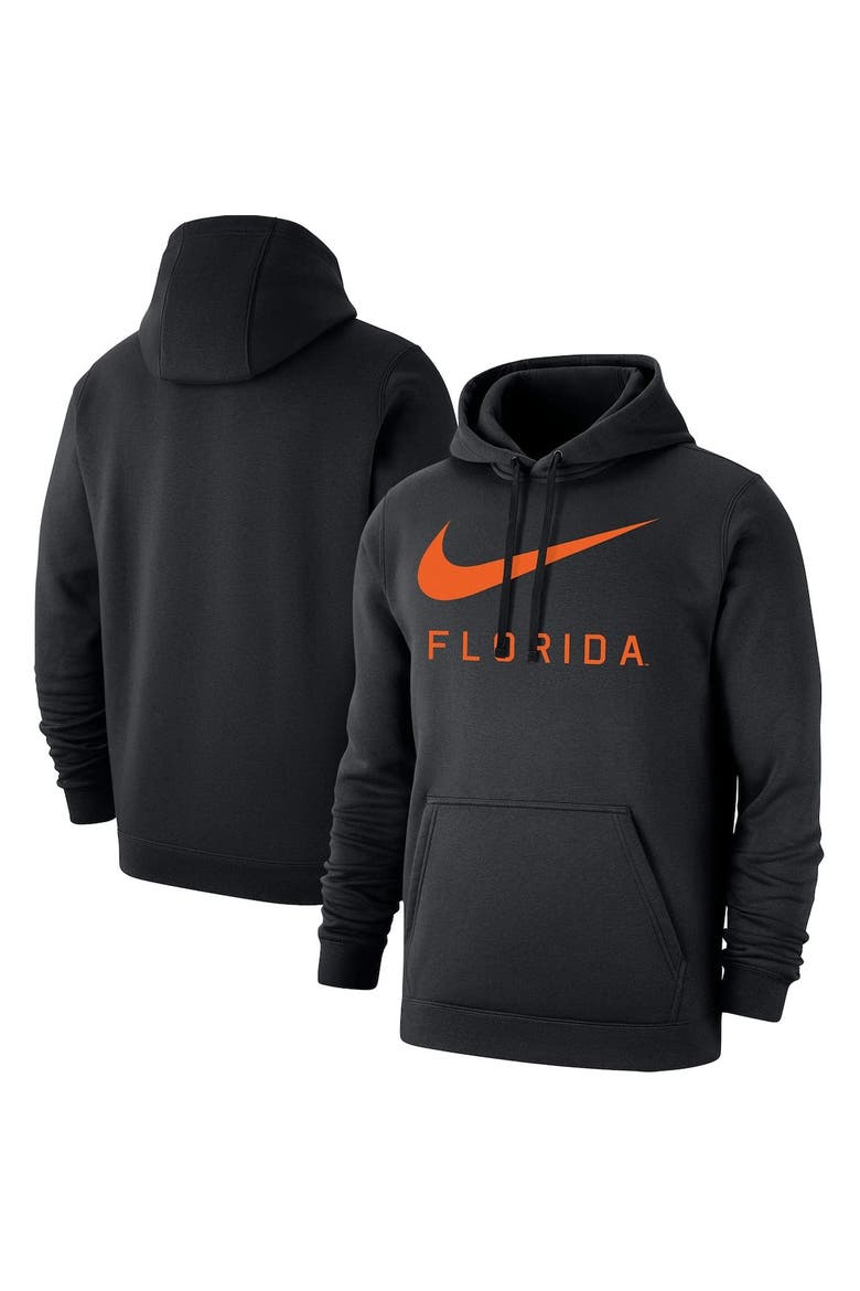 Men's Nike Black Florida Gators Big Swoosh Club Pullover Hoodie, Main, color, Black
